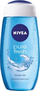 Gel za prhanje Nivea, pure fresh, 250 ml